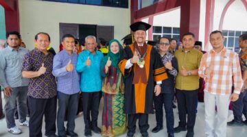 Wisuda Doktor, Bupati Baharuddin Siagian Berikan Beasiswa S2 bagi Putra Berprestasi Batu Bara   